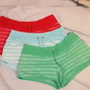 Jr's XL No Boundaries( set of 3)striped shorts